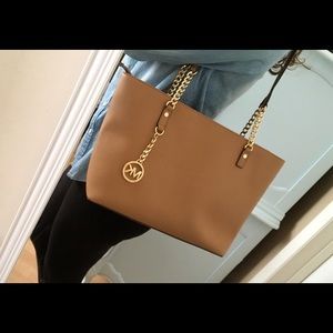 MK Michael Kors Faux Leather Purse Handbag